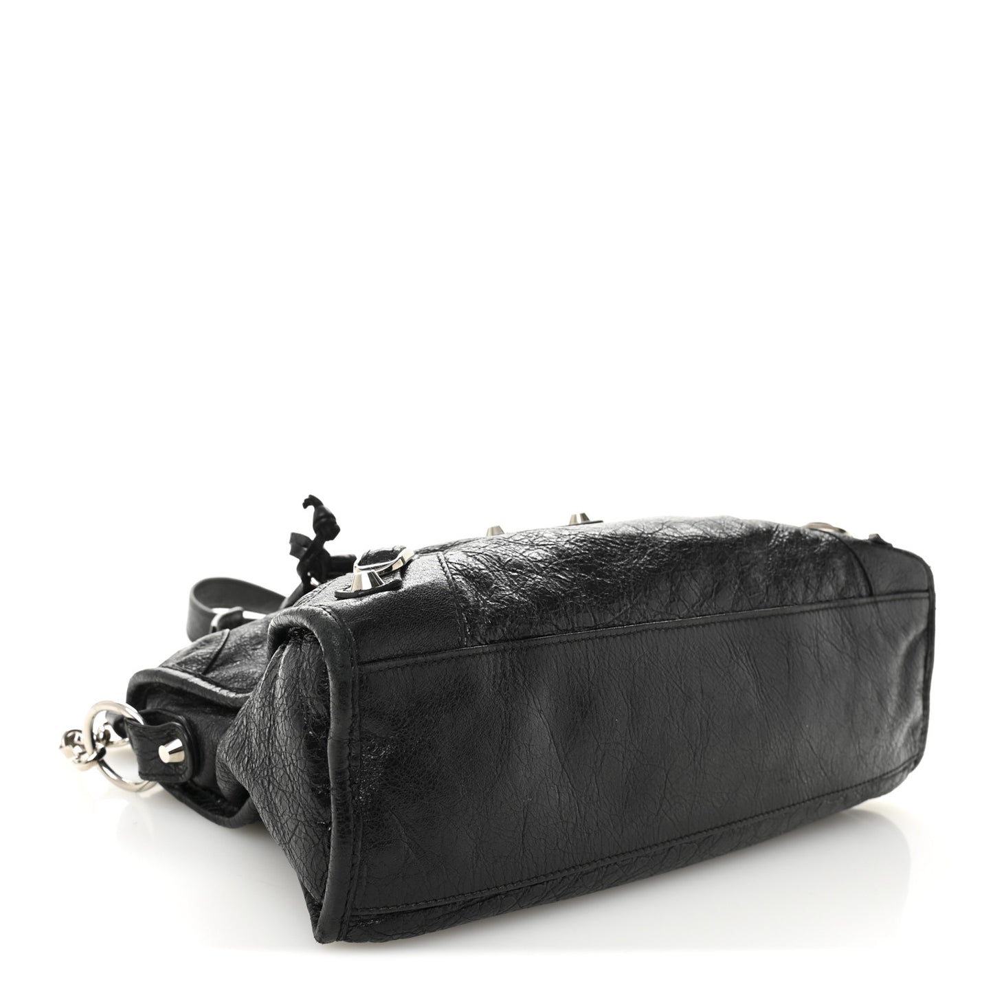 Agneau Classic Silver Hardware S City Black