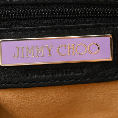 Jimmy Choo Supple Calfskin Large Radiant Hobo Black 7 of 13