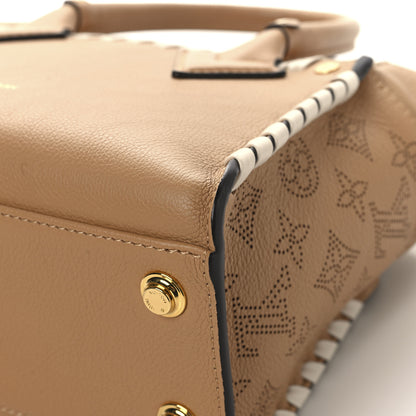 Louis Vuitton Calfskin Mahina Braided On My Side PM Arizona Brown 9 of 12