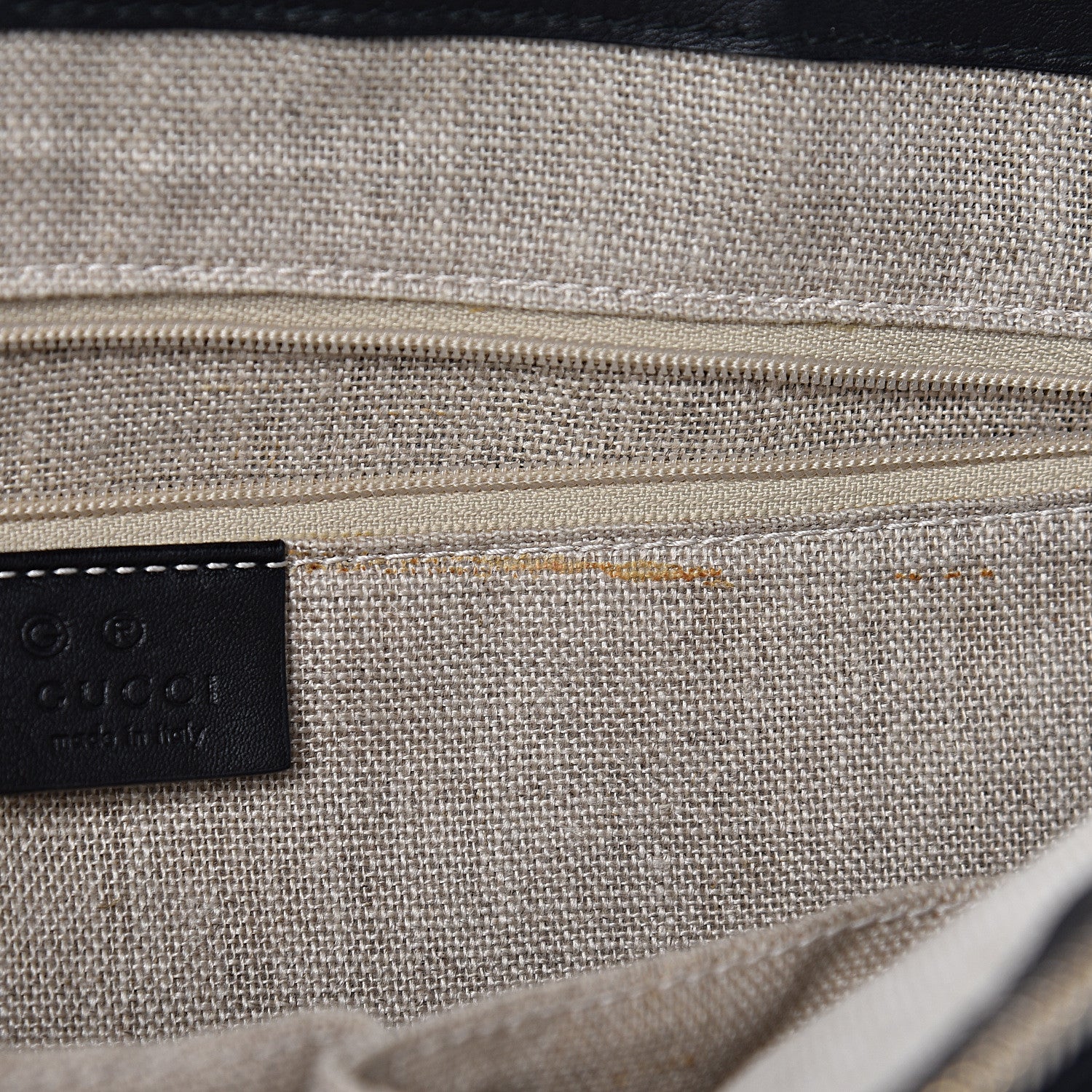 Gucci Soft Microguccissima Medium Zippered Satchel Black 10 of 17