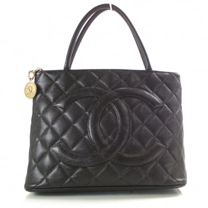 Chanel Caviar Medallion Tote Black 1 of 13
