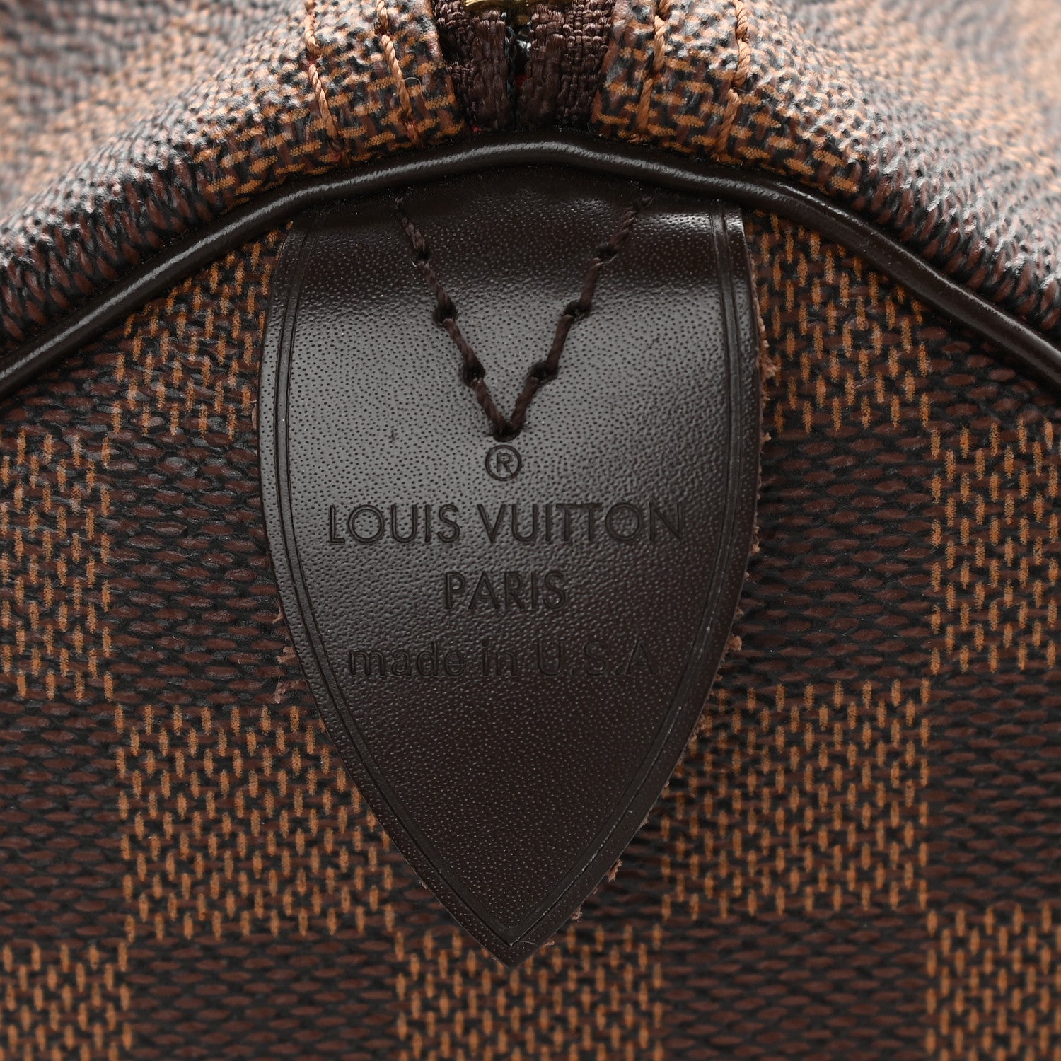 Louis Vuitton Damier Ebene Speedy 30 6 of 9