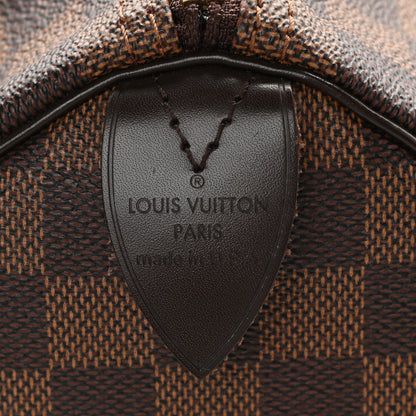 Louis Vuitton Damier Ebene Speedy 30 6 of 9