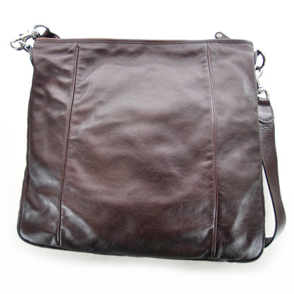 Gucci Leather Messenger Bag Brown Unisex 3 of 10