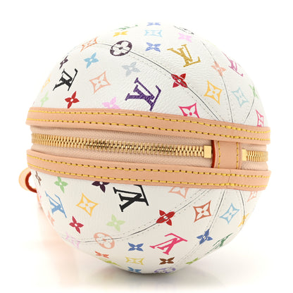Louis Vuitton LV x TM Monogram Multicolor Koro Koro Clutch White 4 of 9