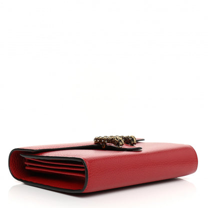 Gucci Calfskin Mini Dionysus Chain Wallet Hibiscus Red 7 of 10