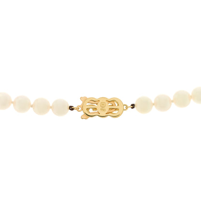 Mikimoto 18K Yellow Gold Akoya Pearl 7mm Strand Necklace 20" 3 of 3