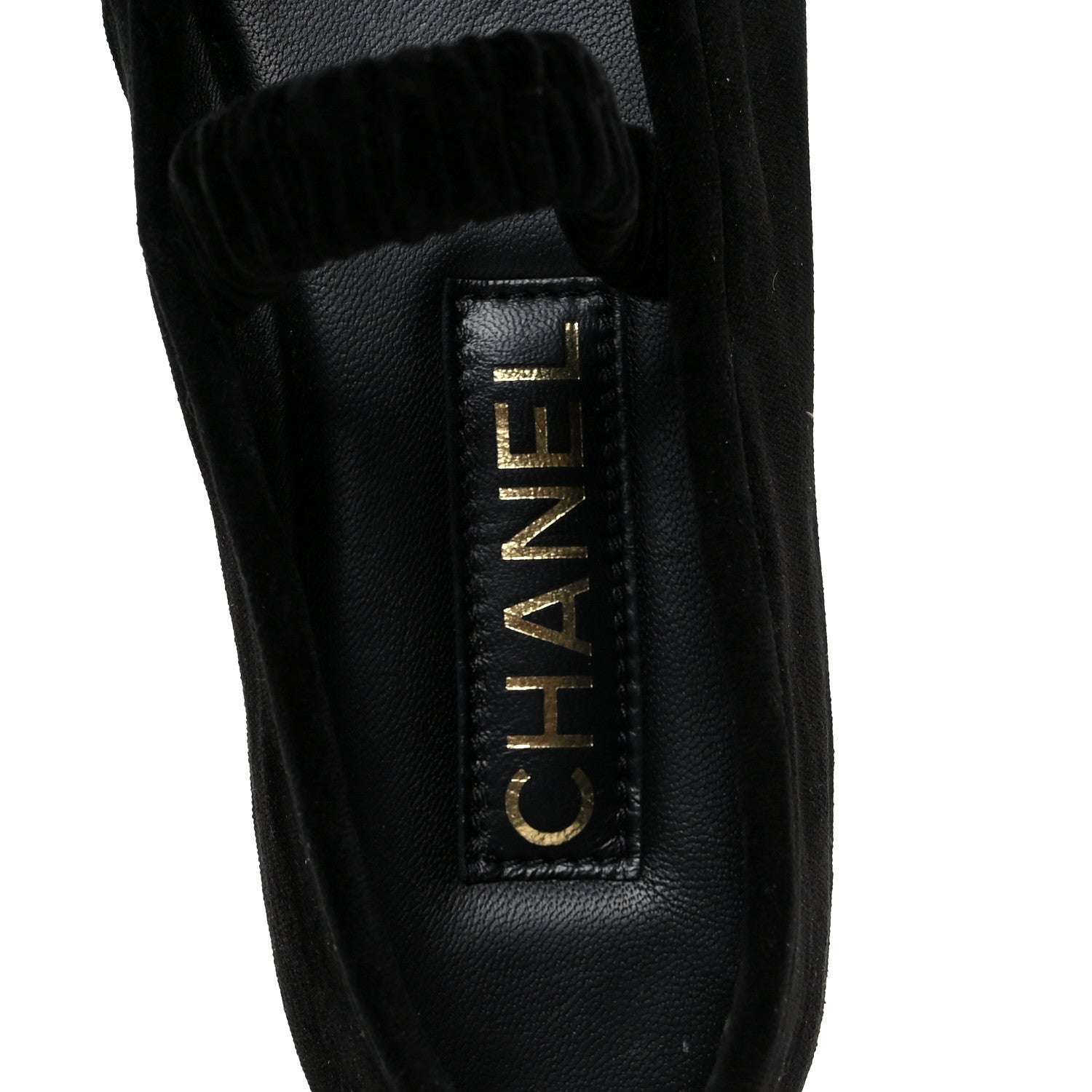 Chanel Velvet Mary Jane Flats 36 Black 7 of 9