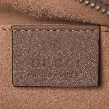 Gucci Calfskin Matelasse Small GG Marmont Chain Shoulder Bag Taupe 6 of 8