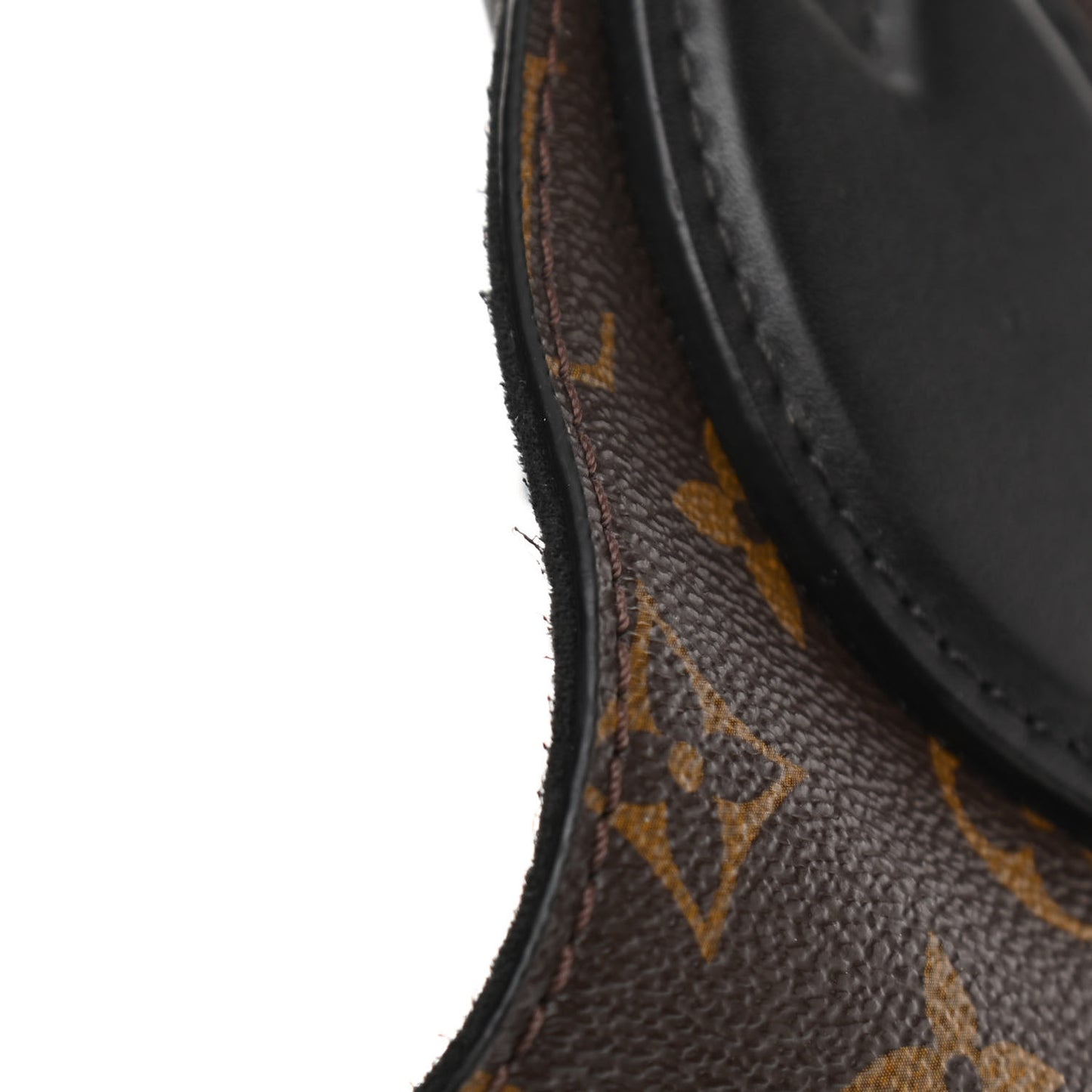 Monogram Flower Hobo Black