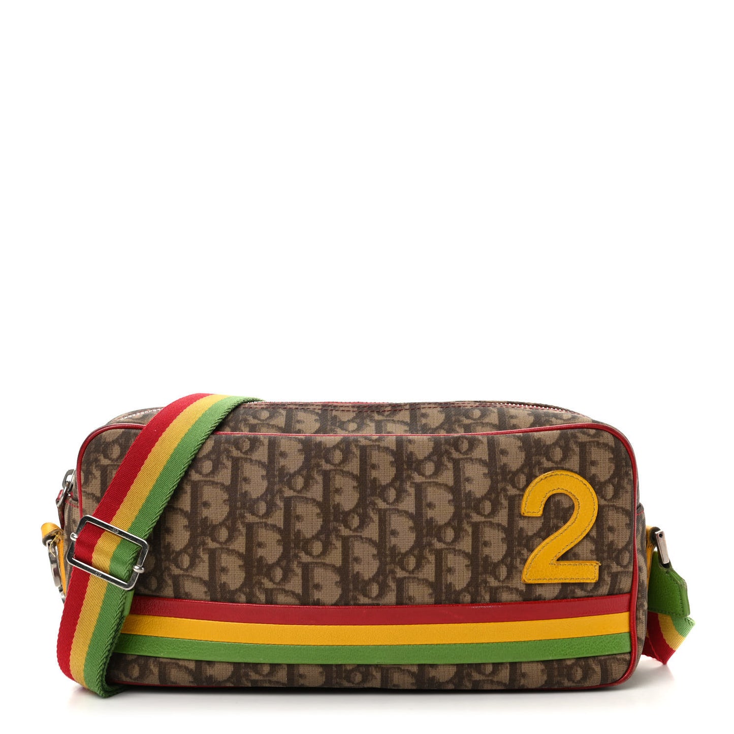 Monogram Rasta Messenger Bag Beige