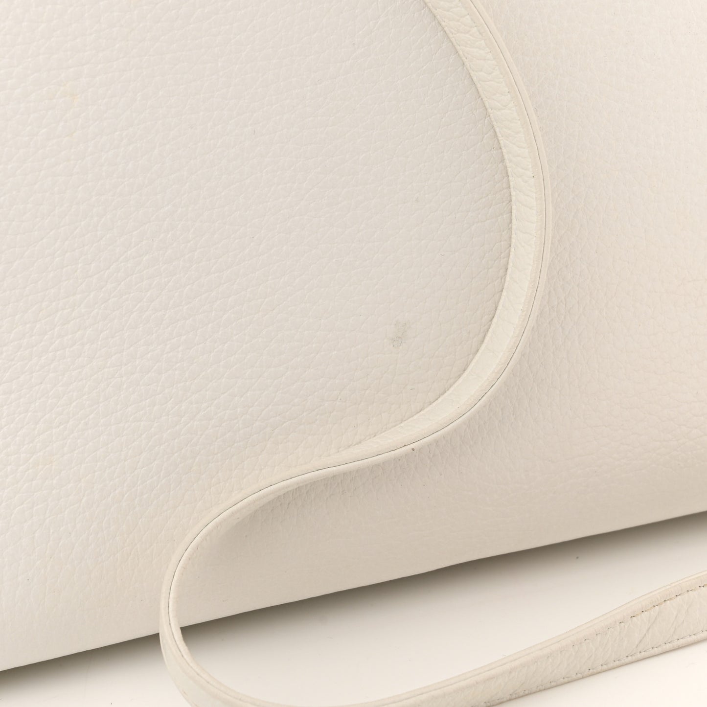 Deerskin Floral Printed Large Lady Dior White