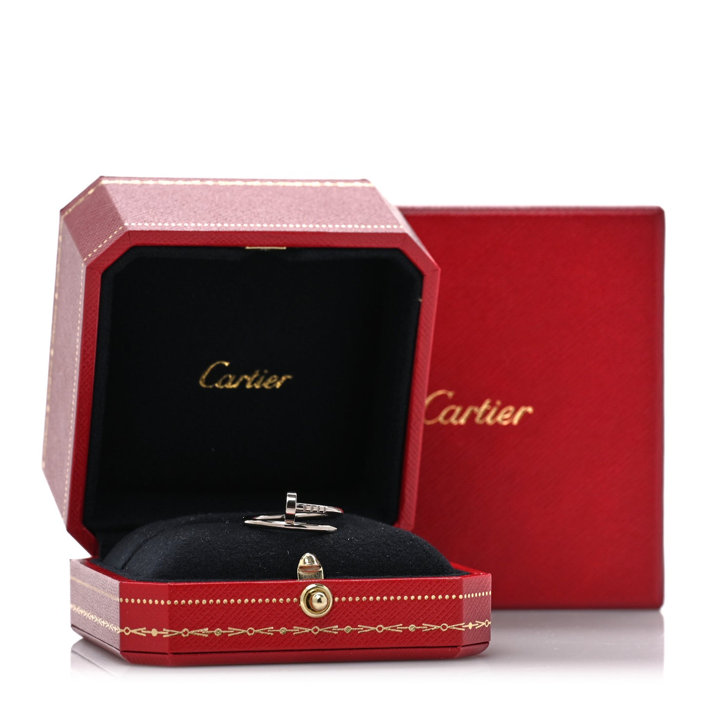 18K White Gold Small Juste Un Clou Ring 51 5.75