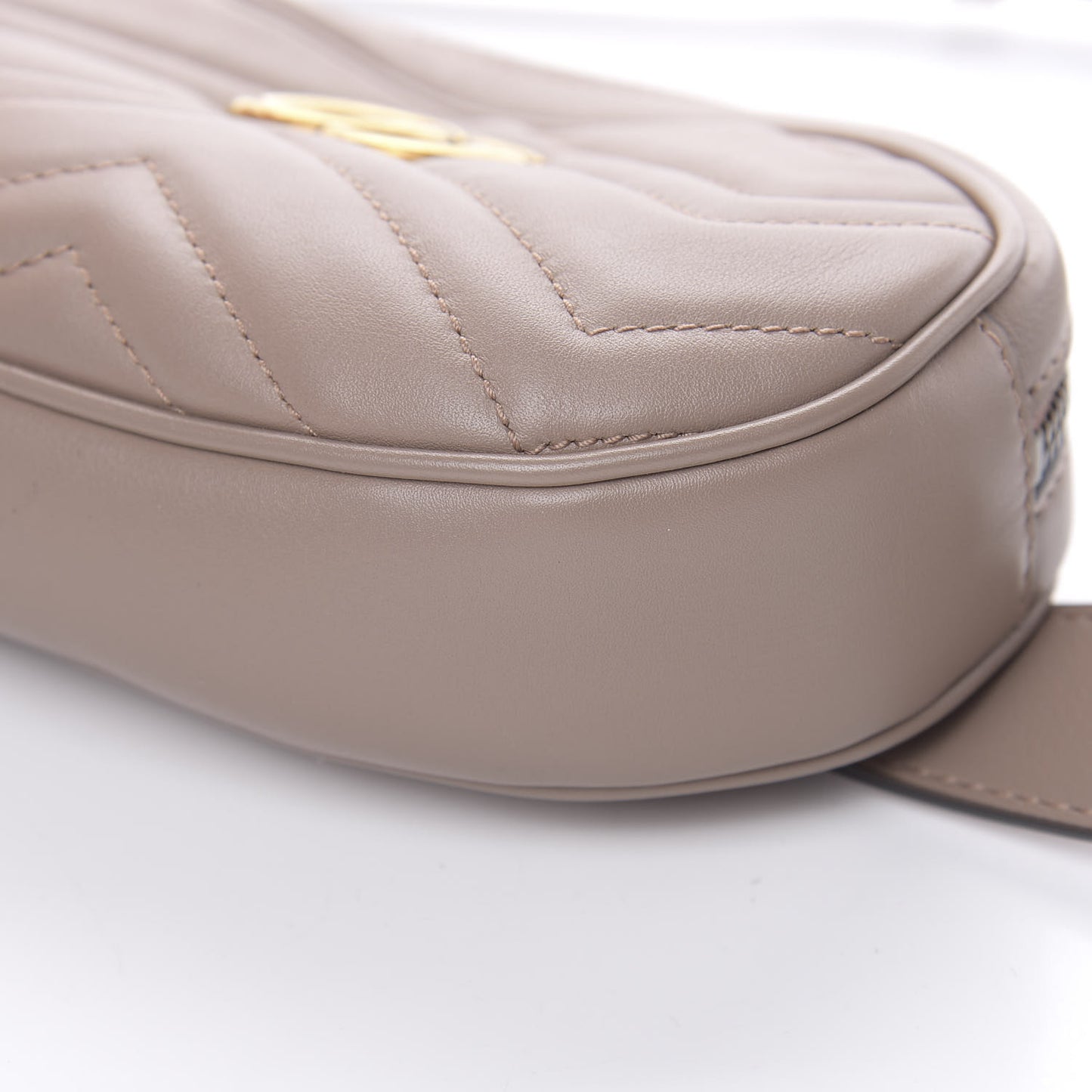Calfskin Matelasse GG Marmont Belt Bag 95 38 Porcelain Rose