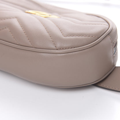 Gucci Calfskin Matelasse GG Marmont Belt Bag 95 38 Porcelain Rose 10 of 11