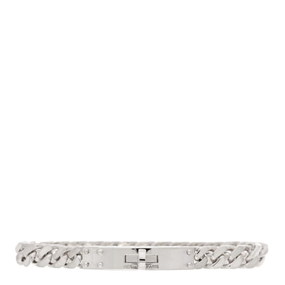 Hermes Sterling Silver TPM Kelly Gourmette Bracelet XS 1 of 4