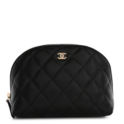 Chanel Caviar Quilted Small Cosmetic Case Black 1 of 7