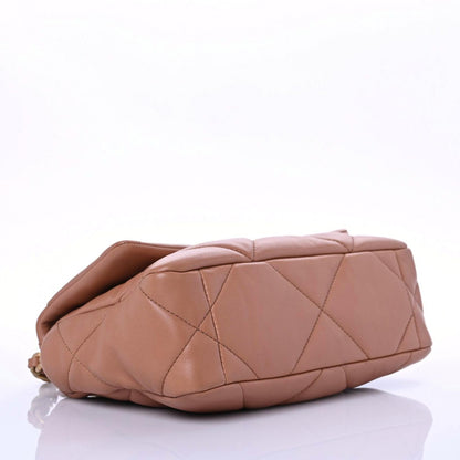 Chanel Lambskin Quilted Medium Chanel 19 Flap Brown 4 of 10