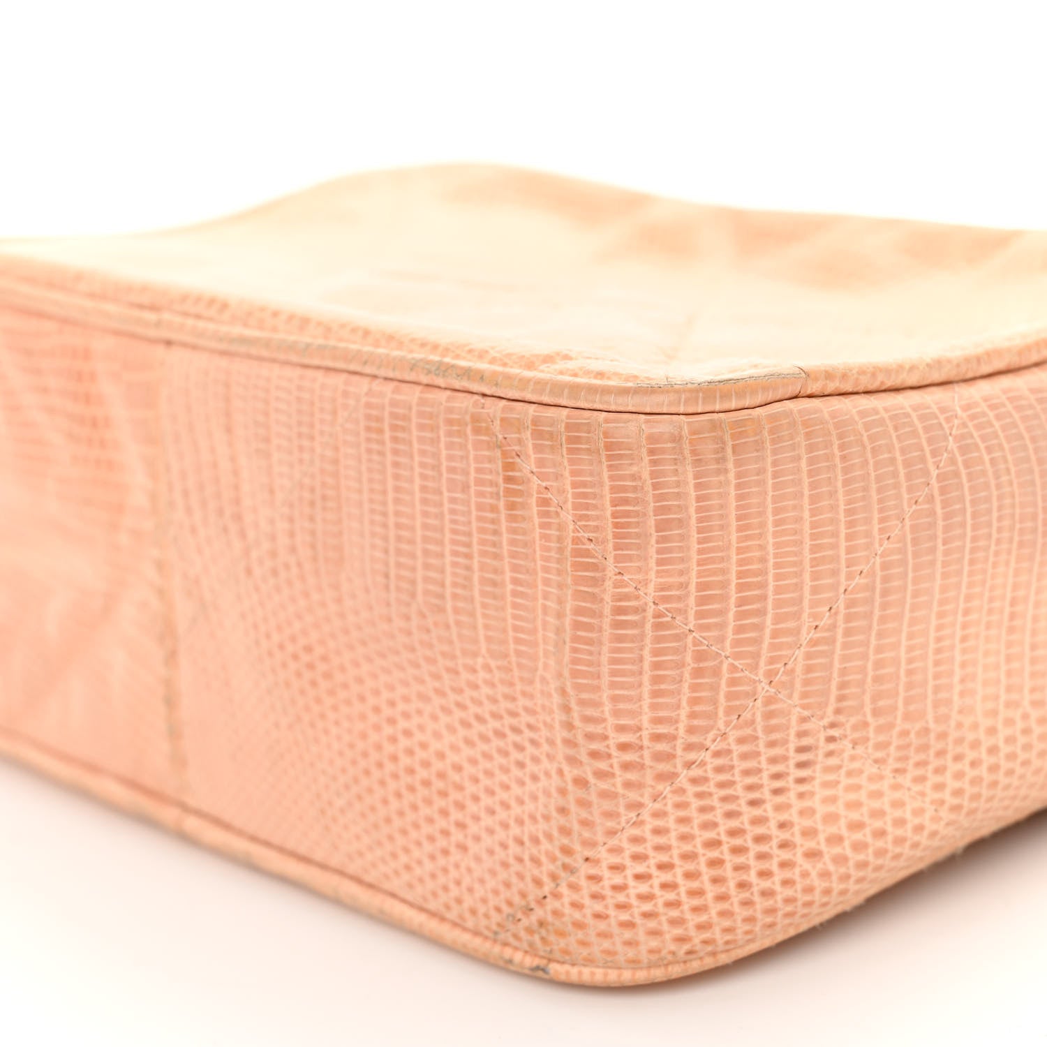 Chanel Lizard Quilted Tassel Camera Case Light Beige 9 of 11