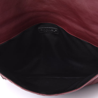 Chanel Lambskin Quilted CC Clutch Burgundy 4 of 4