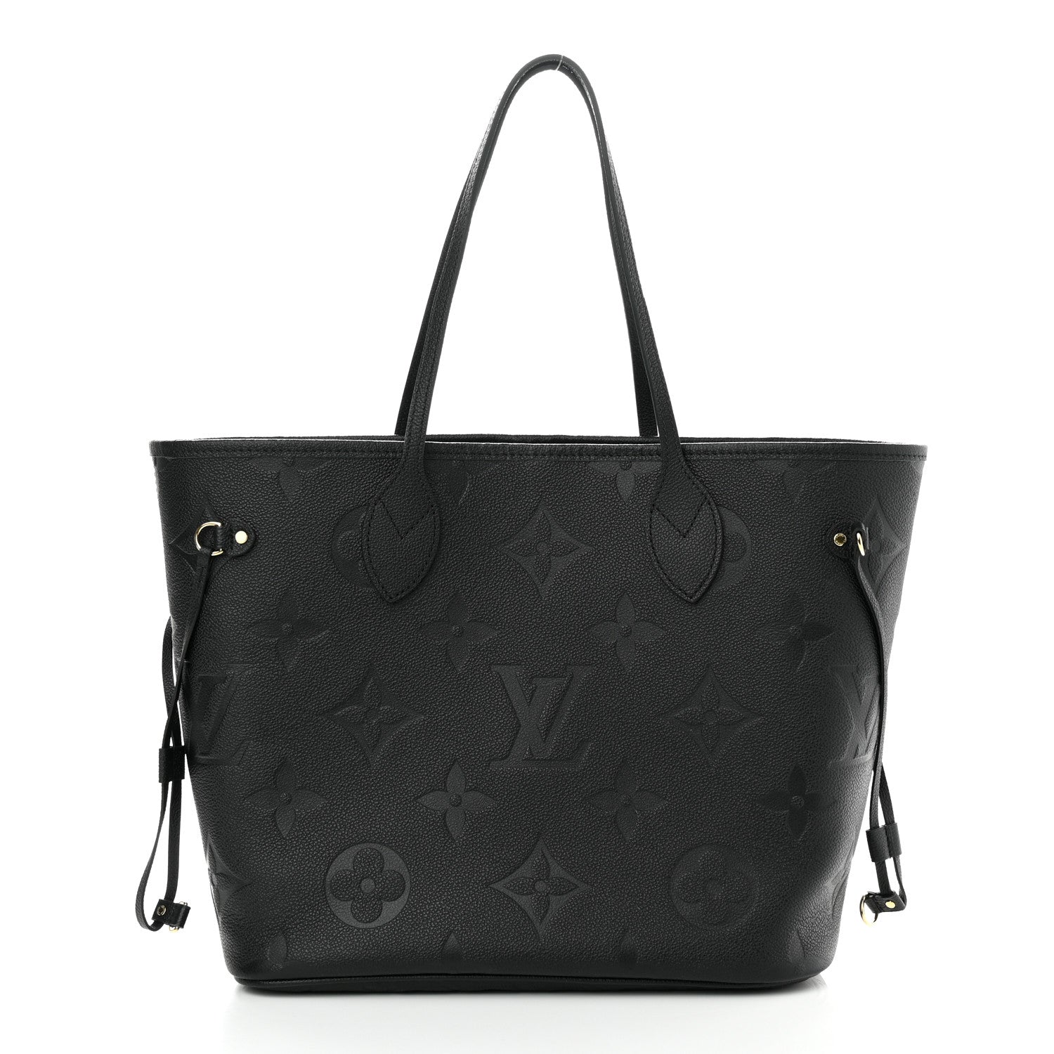 Louis Vuitton Empreinte Monogram Giant Neverfull MM Black 3 of 11