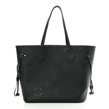 Louis Vuitton Empreinte Monogram Giant Neverfull MM Black 3 of 11