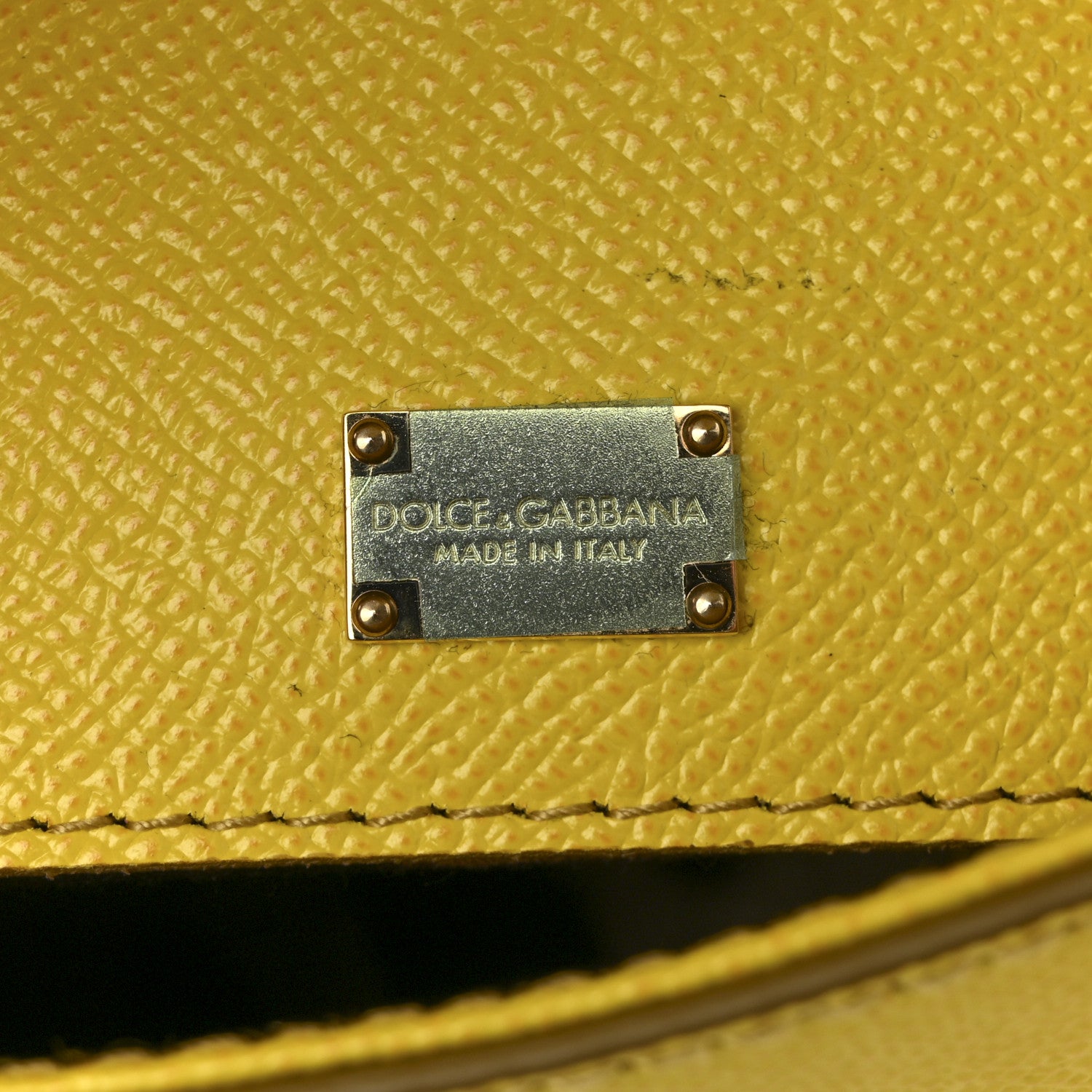 Dolce & Gabbana Dauphine Medium Miss Sicily Satchel Yellow 7 of 15