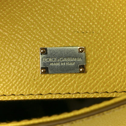 Dolce & Gabbana Dauphine Medium Miss Sicily Satchel Yellow 7 of 15
