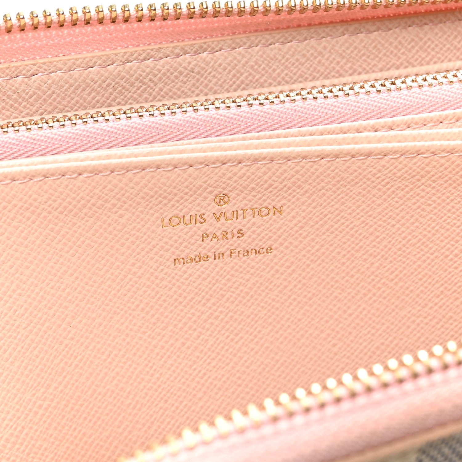 Louis Vuitton Damier Azur Zippy Wallet Rose Ballerine 6 of 8