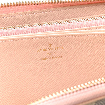 Louis Vuitton Damier Azur Zippy Wallet Rose Ballerine 6 of 8