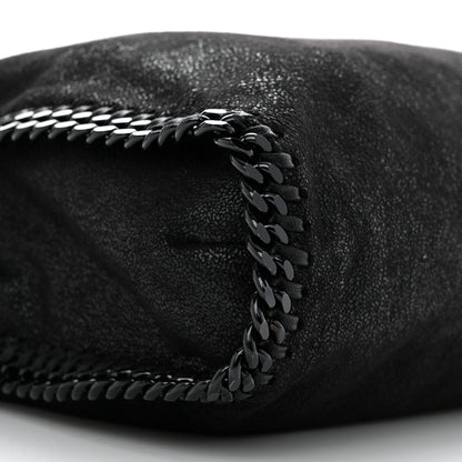 Stella McCartney Shaggy Deer Healing Power of Horses Falabella Fold Over Tote Black 9 of 10