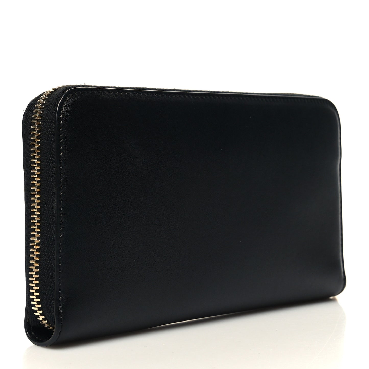 Vitello Liberty Lucido F is Fendi Zip Around Wallet Black