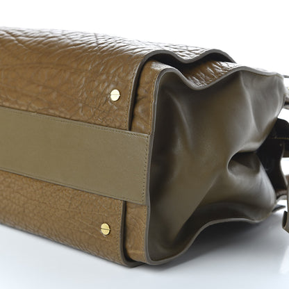 Chloe Pebbled Calfskin Dree Shoulder Bag Nut 7 of 9