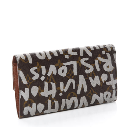 Louis Vuitton Monogram Graffiti Porte-Monnaie Wallet Silver 3 of 7