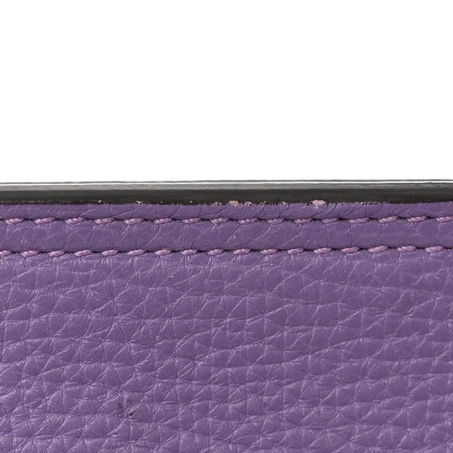Cellarius Calfskin Small Bamboo Daily Top Handle Bag Purple