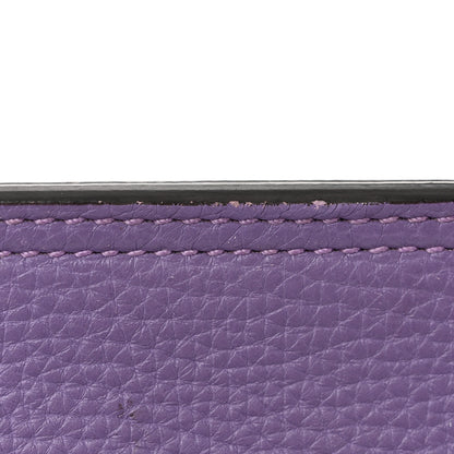 Gucci Cellarius Calfskin Small Bamboo Daily Top Handle Bag Purple 10 of 11