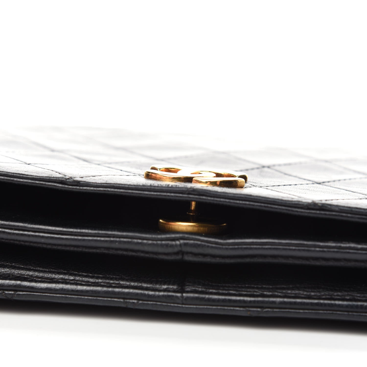Chanel Lambskin Quilted Small Single Flap Black 8 of 14