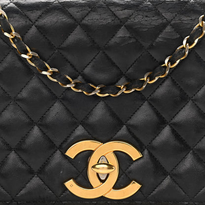 Chanel Lambskin Quilted Small Single Flap Black 13 of 26
