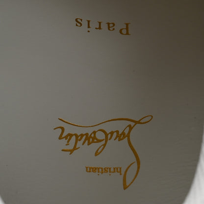 Christian Louboutin Calfskin Mens Fun Junior Low Top Sneaker 42.5 White 7 of 10