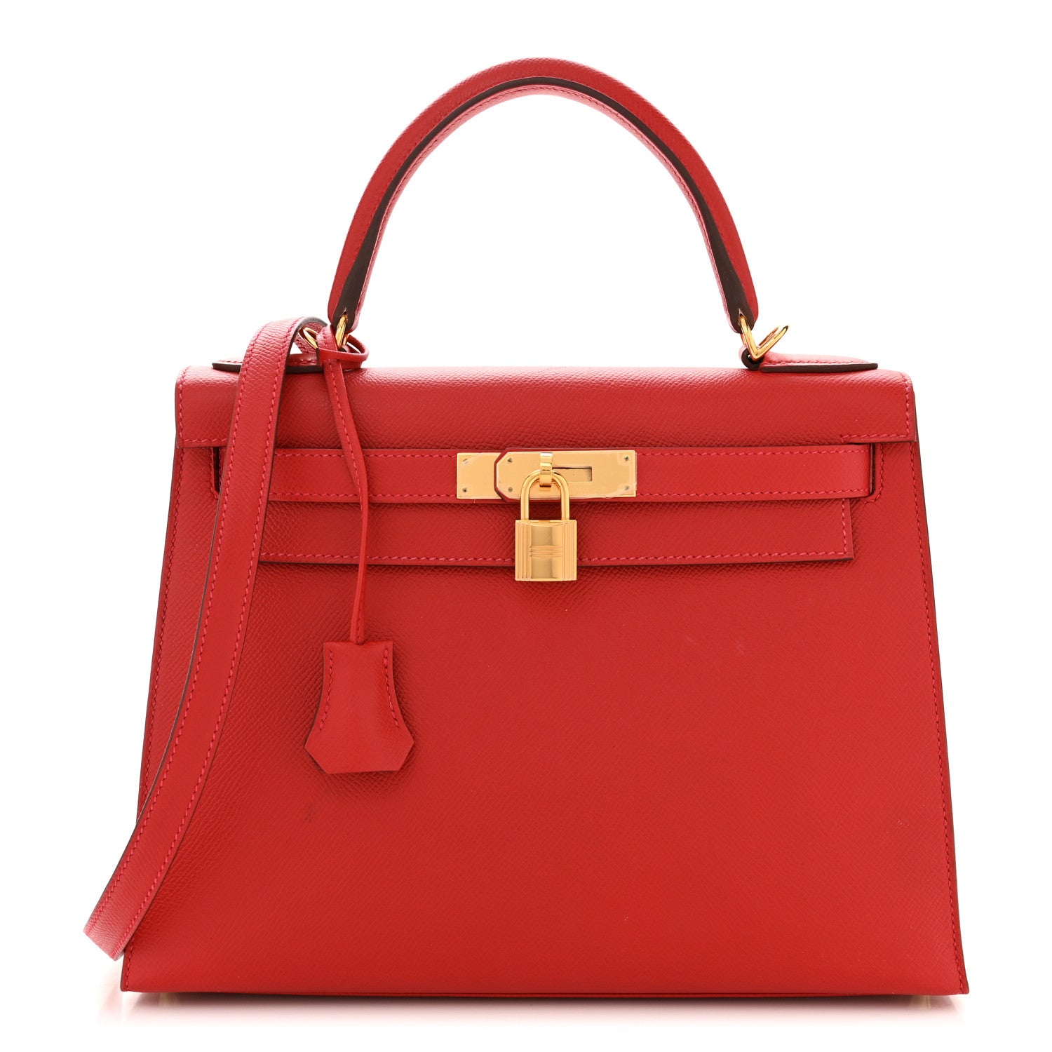 Hermes Epsom Kelly Sellier 28 Rouge Casaque 1 of 16