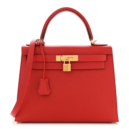 Hermes Epsom Kelly Sellier 28 Rouge Casaque 1 of 16