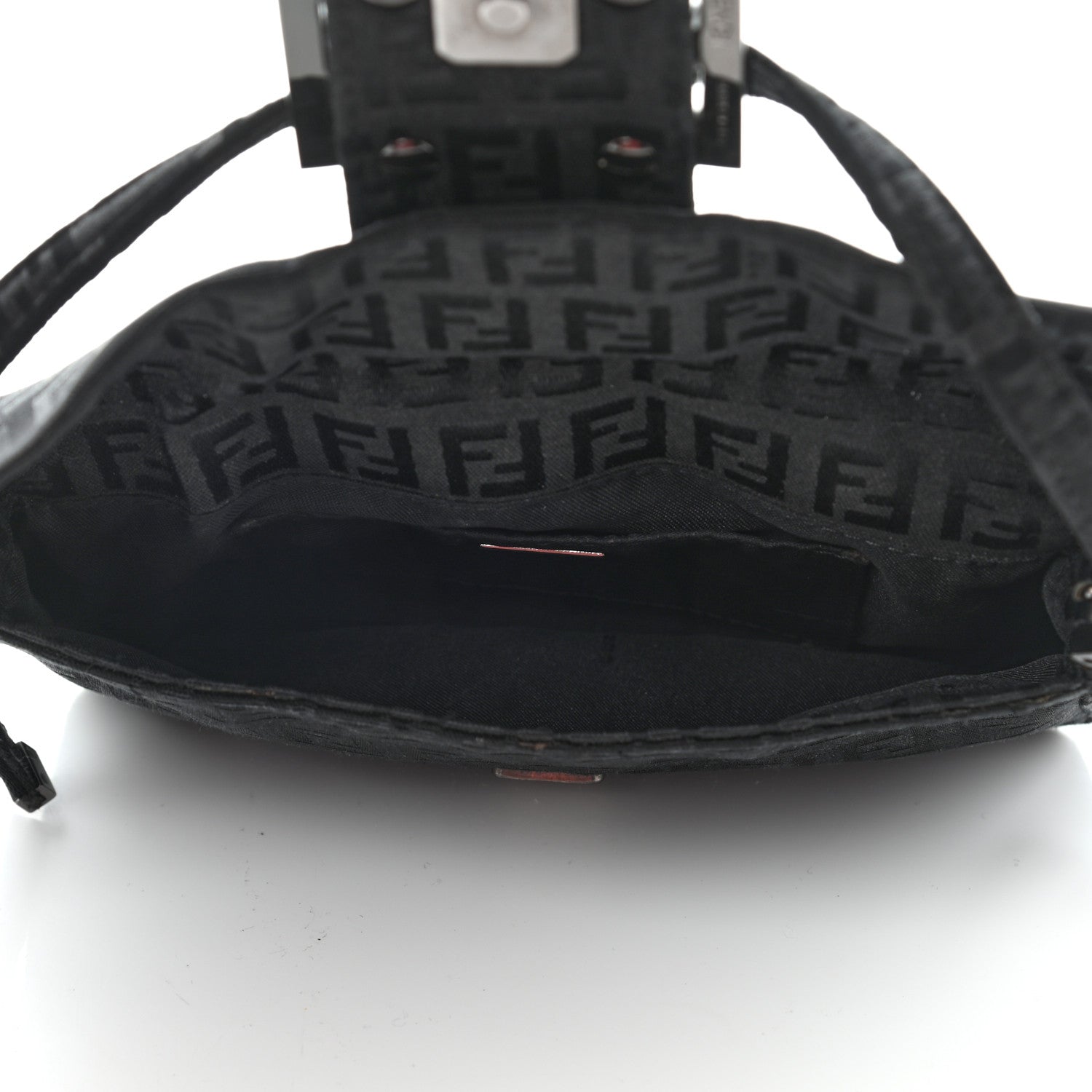 Fendi Zucchino Mini Baguette Black 5 of 14