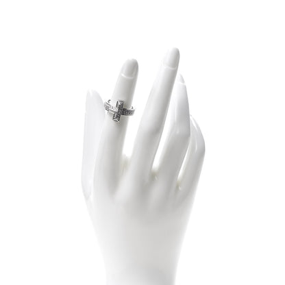 Tiffany 18K White Gold Diamond T T1 Wide Ring 46 3.75 2 of 7