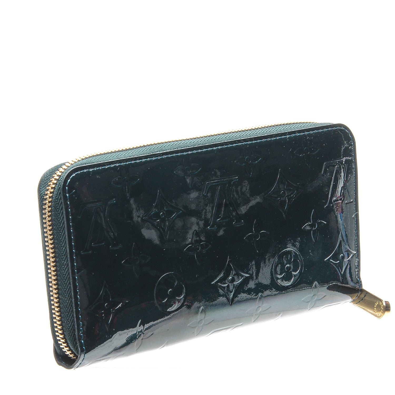 Louis Vuitton Vernis Zippy Wallet Blue Nuit 3 of 10