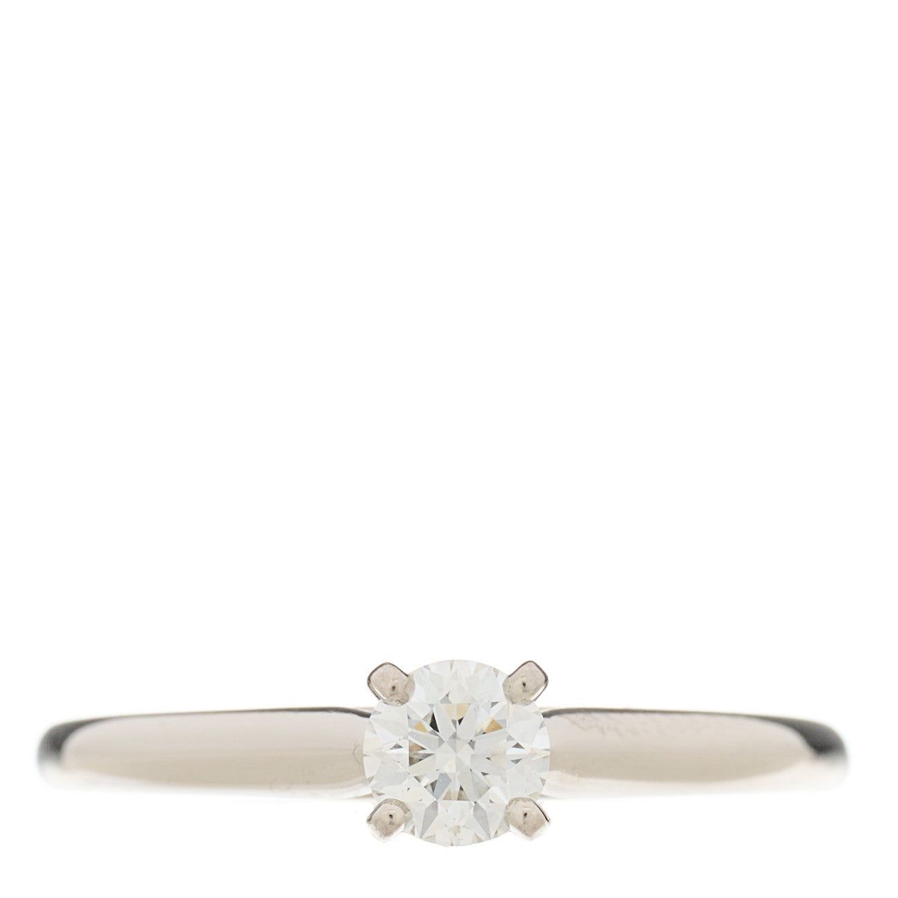 Cartier Platinum Diamond .25ct Solitaire Engagement Ring 47 4 1 of 6