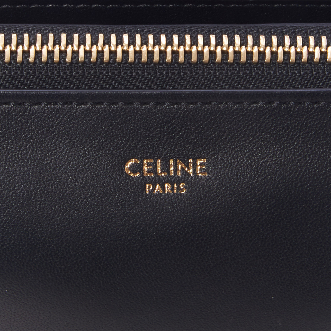 Celine Lambskin Small Trio Crossbody Bag Black 10 of 11