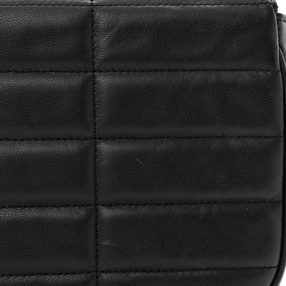 Celine Goatskin Matelasse Chain Shoulder Bag Black 15 of 17