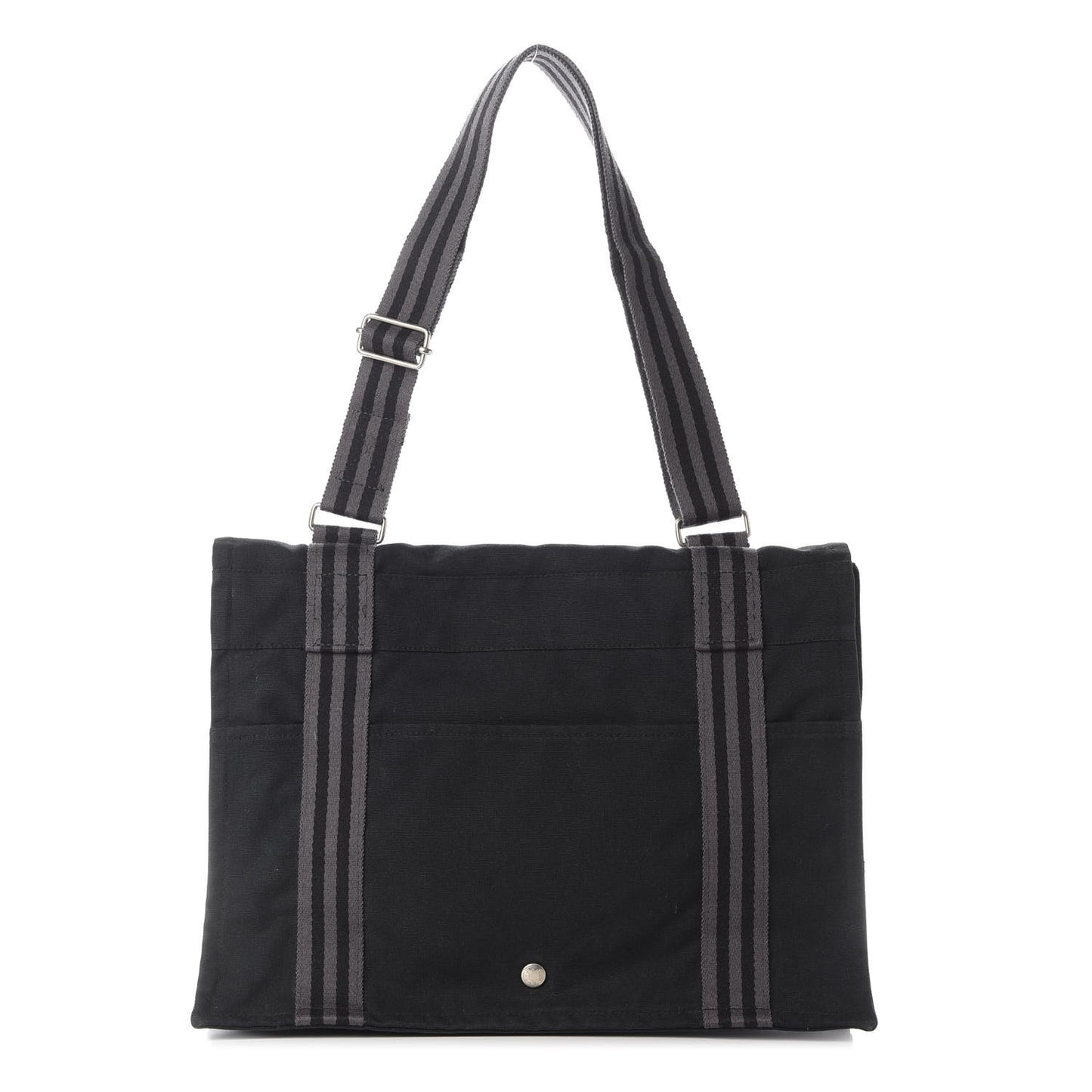 Canvas Herline Messenger Bag Black