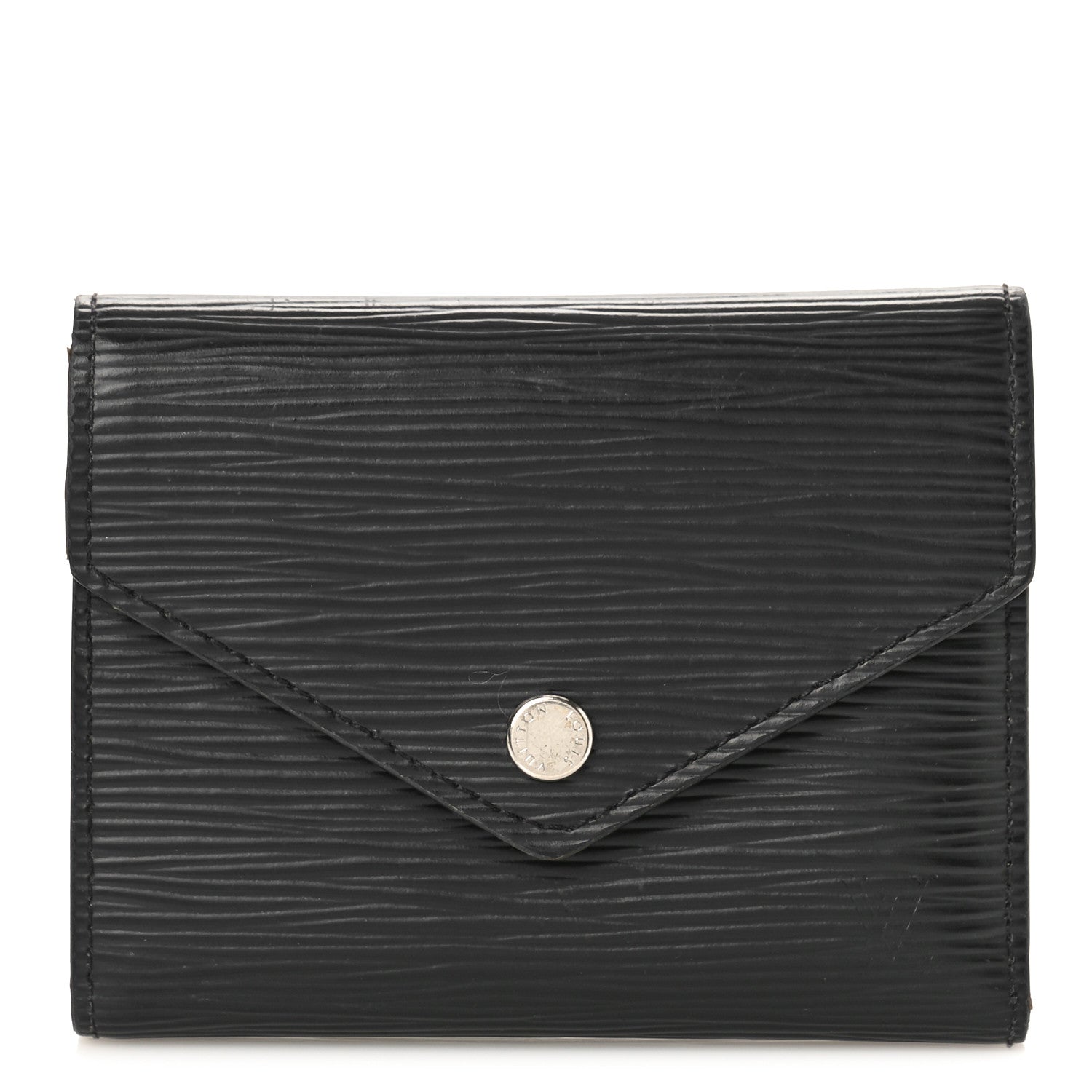 Louis Vuitton Epi Victorine Wallet Black 1 of 9