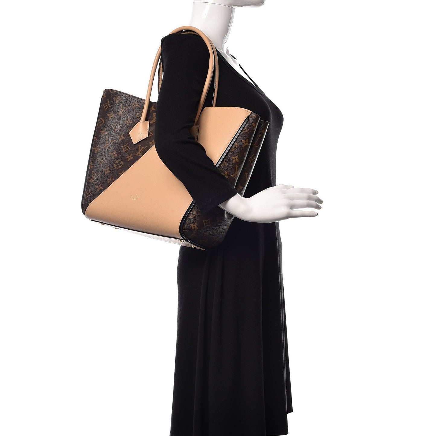 Calfskin Monogram Kimono Tote Dune